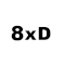 8xD